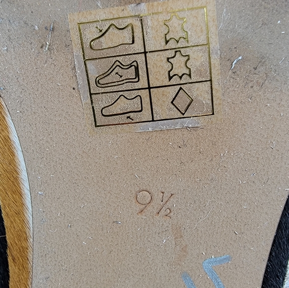 Madewell The Willa Loafer Mule in Striped Calf Hair, Size 9.5 - Picture 14 of 15